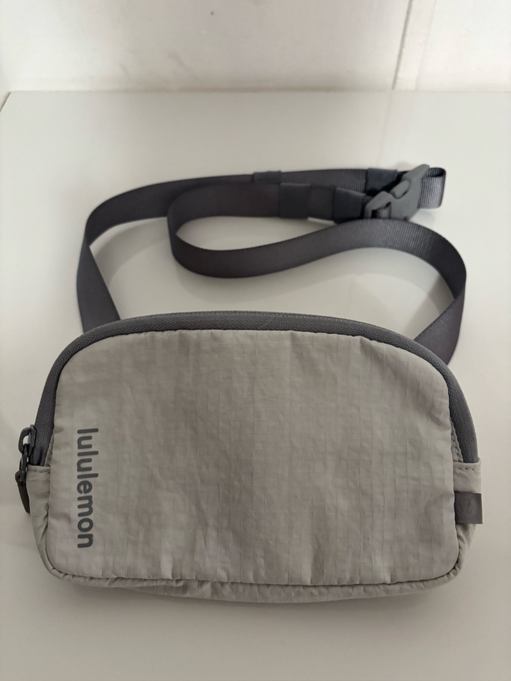 Lululemon Everywhere Mini Belt Bag Gray Ripstop Adjustable